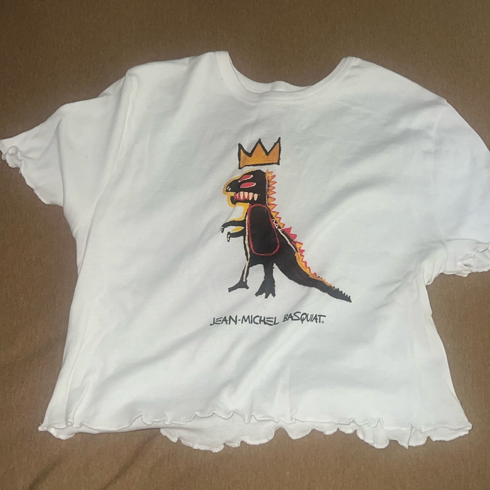 Jean Michel Basquiat baby tee never worn
